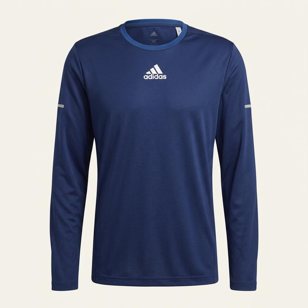 105,XL)) adidas 아디다스 러닝 긴팔티셔츠 ! 가운데 로고~ 1
