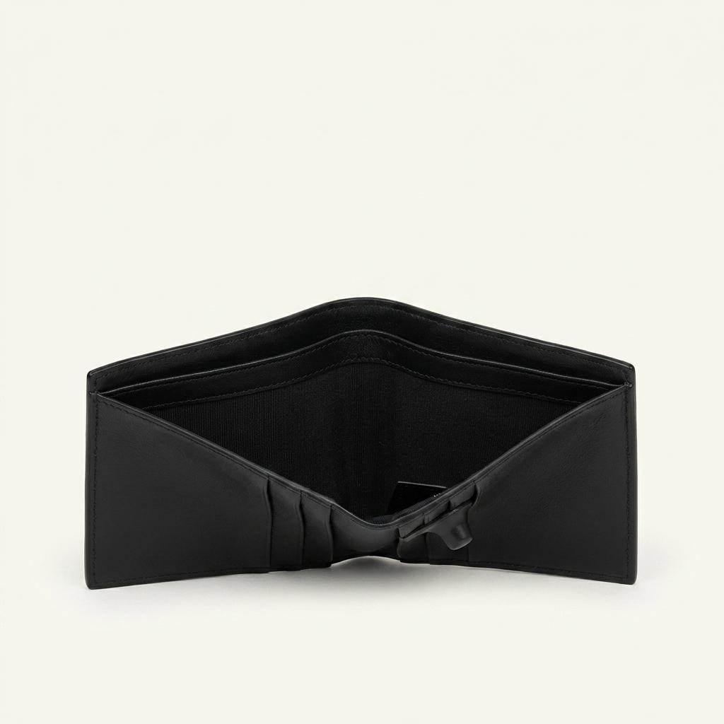 생로랑 은장 YSL 로고 가죽 반지갑 1