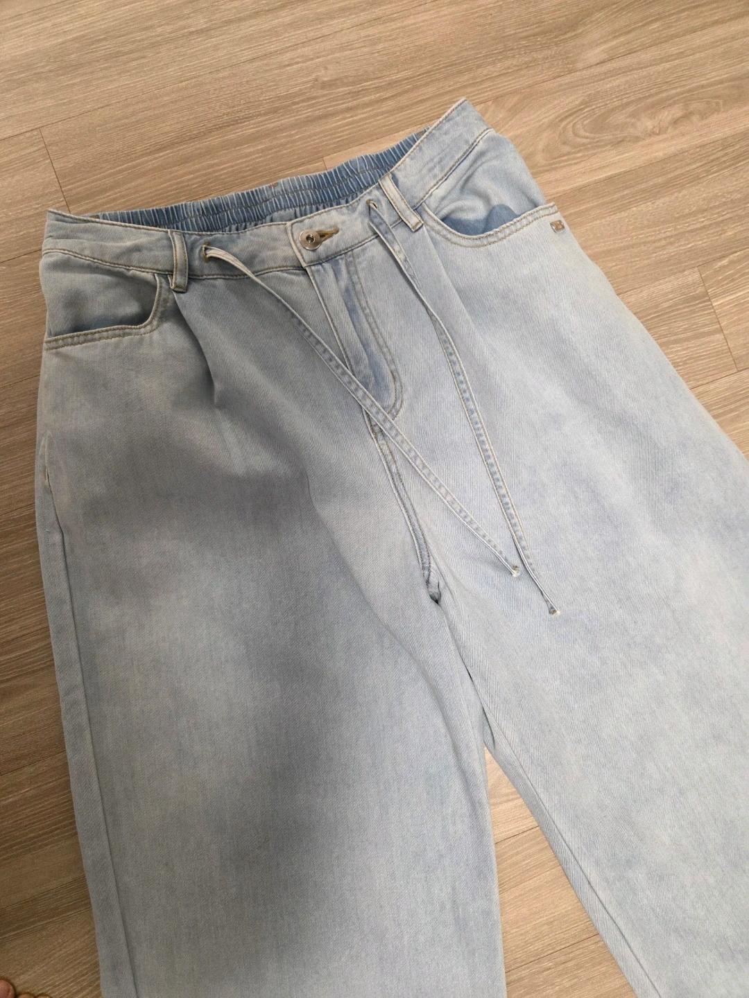 25S/S 쥬시쥬디 연청 와이드 데님팬츠 28 9