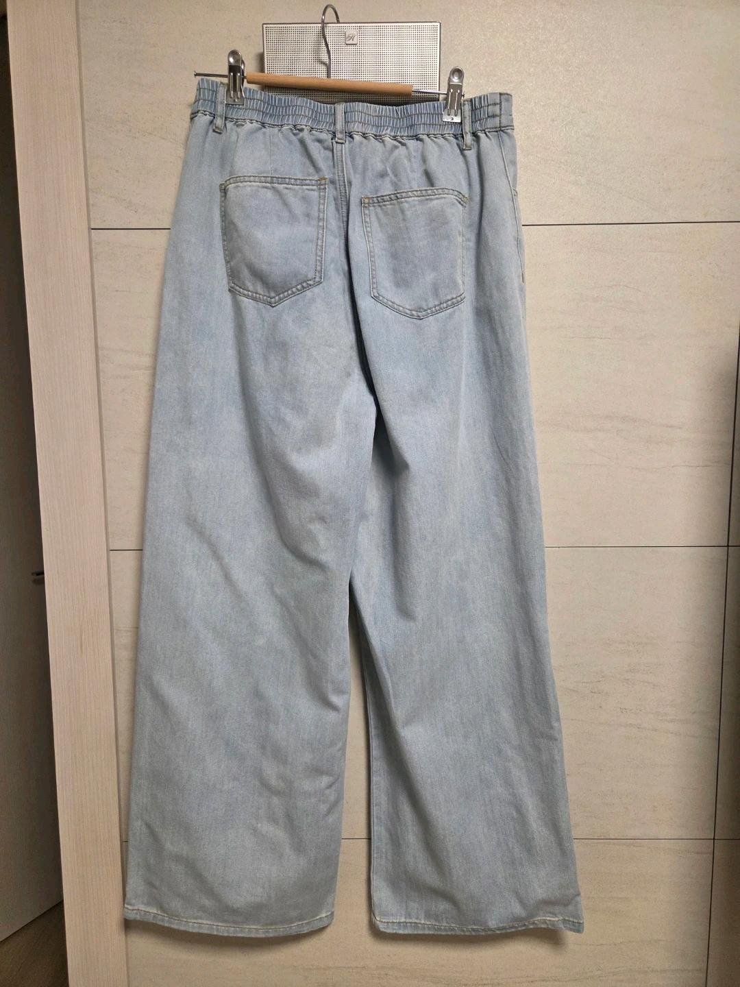 25S/S 쥬시쥬디 연청 와이드 데님팬츠 28 6