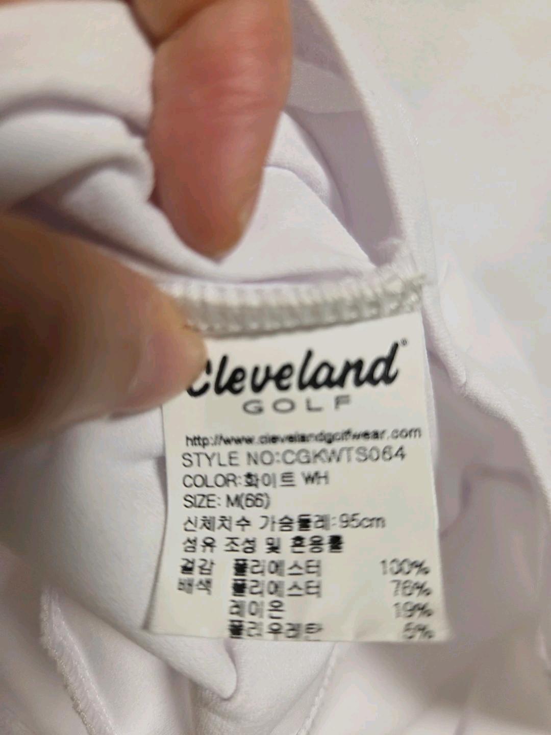 클리블랜드 골프 여성 화이트 긴팔 티셔츠 M 6