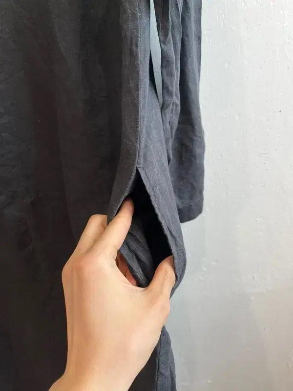 무인양품 카라리스 퓨어린넨 코트 자켓 6