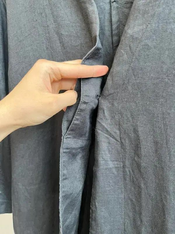 무인양품 카라리스 퓨어린넨 코트 자켓 7