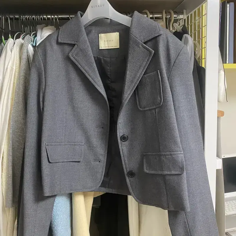 하객룩 /시야쥬 챠콜 셋업 7