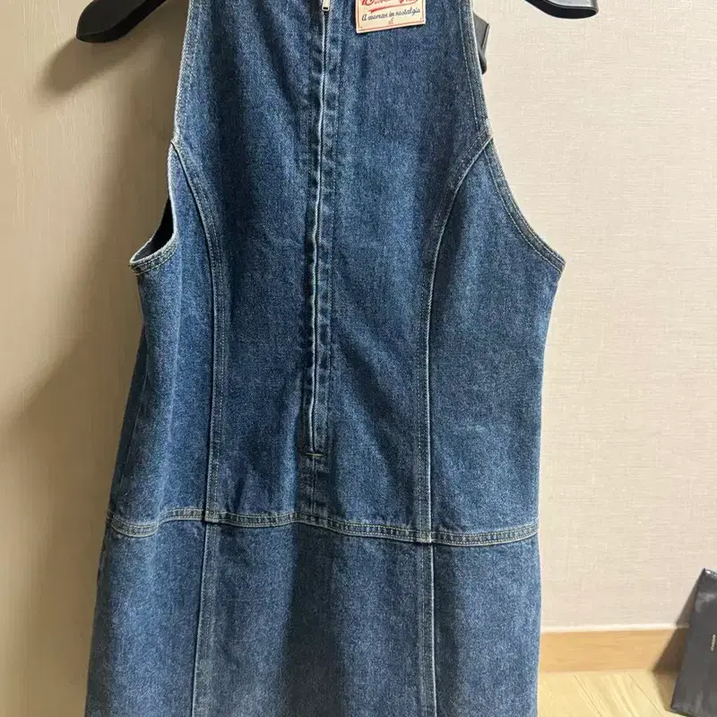 오버듀플레어 데님 원피스 M 5