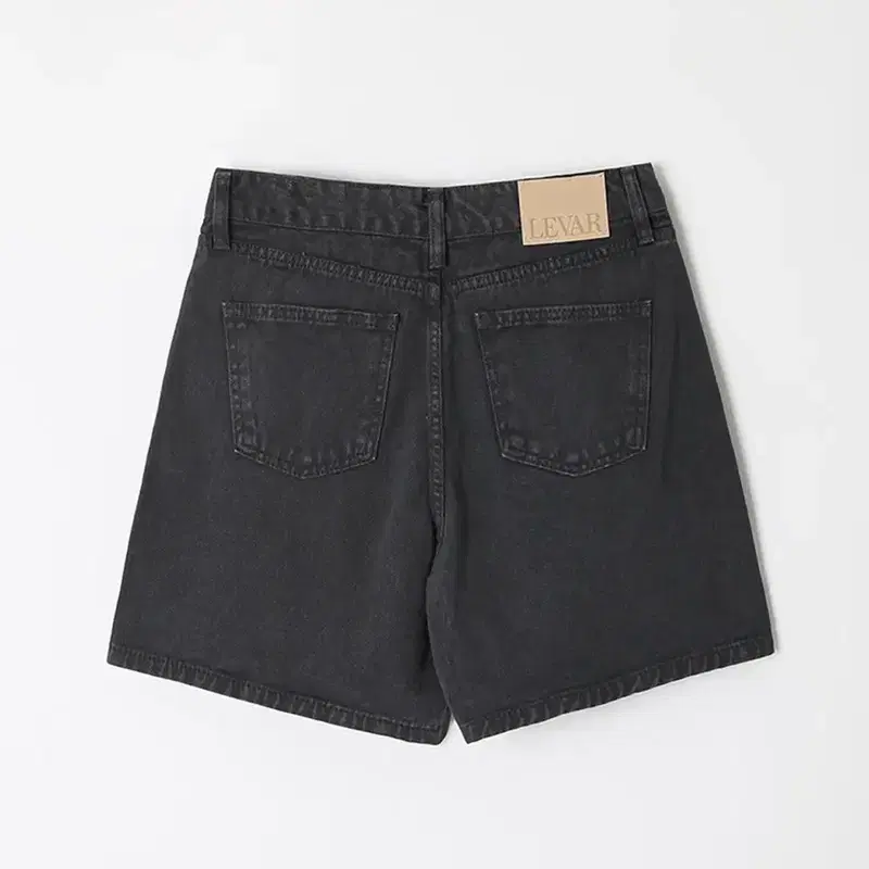 (르바) Classic Staple Denim Shorts - Stone Navy 6