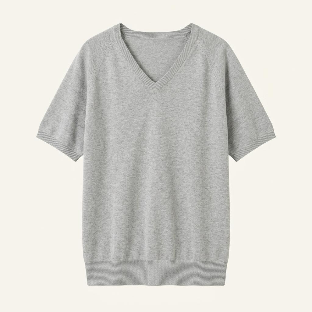 [새상품] 르바 Fresh Cotton V-Neck Knit 1