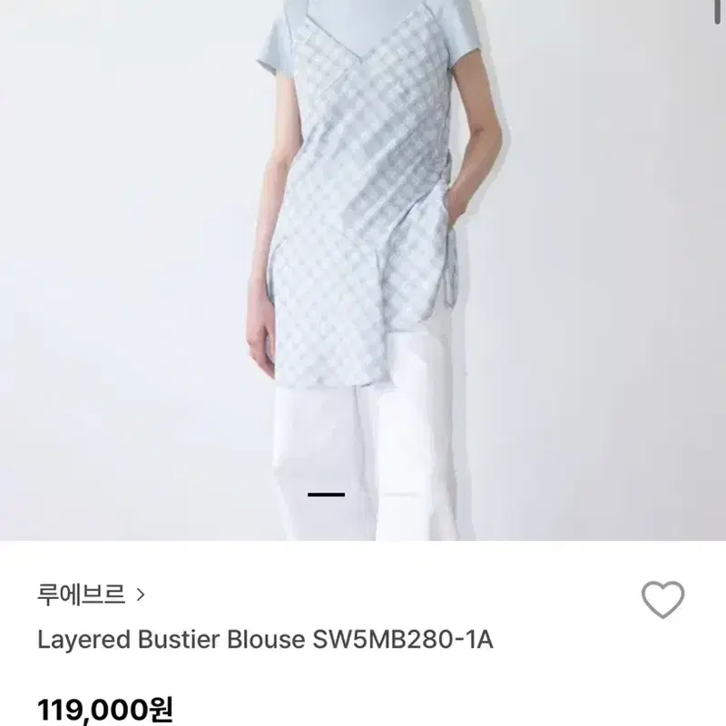 루에브르 레이어드 뷔스티에 블라우스 원피스 7