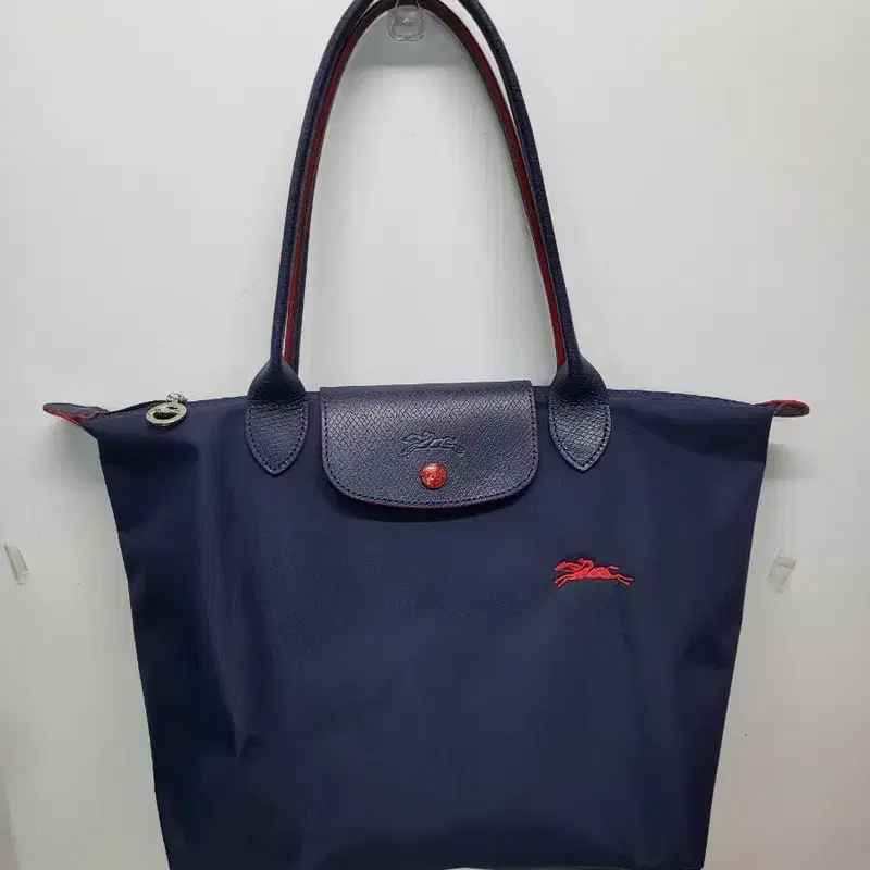 Longchamp 롱샴 르 플리아지 토트백 나론 1899 말 자수 블루 대형 2