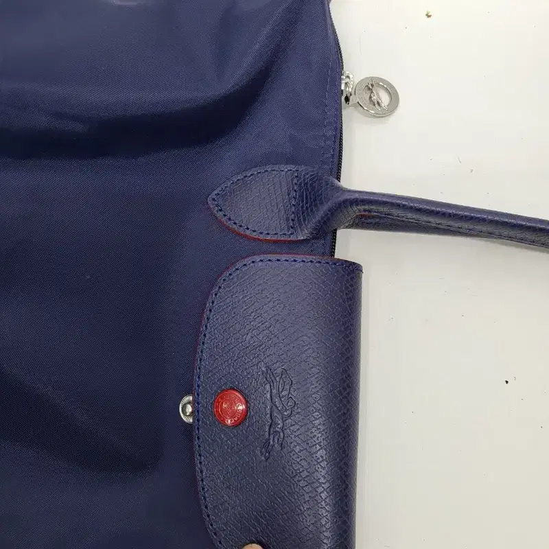 Longchamp 롱샴 르 플리아지 토트백 나론 1899 말 자수 블루 대형 8