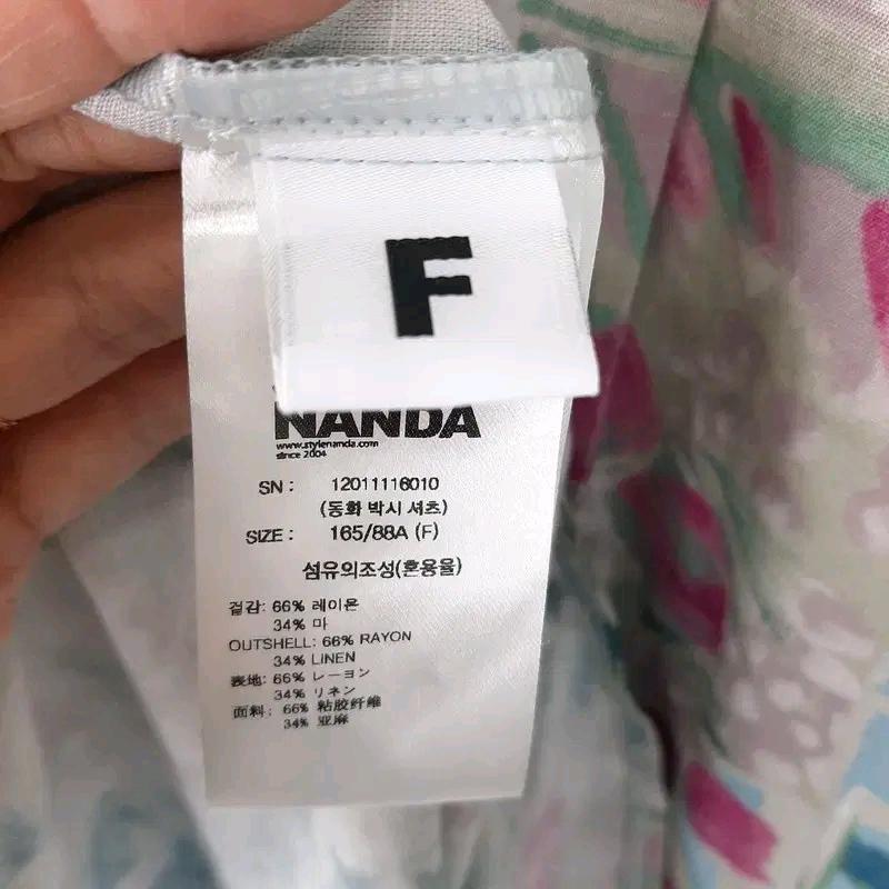 스타일난다 린넨혼방 오버핏 셔츠Free 6
