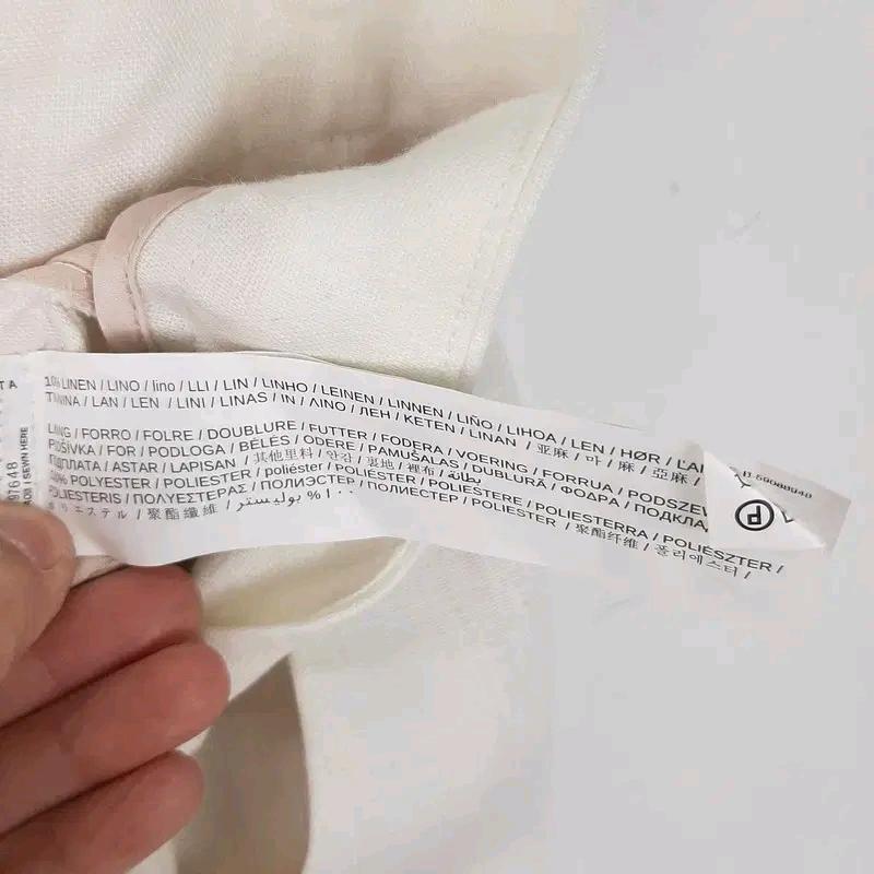 망고 여성 린넨혼방 슬랙스 34 7