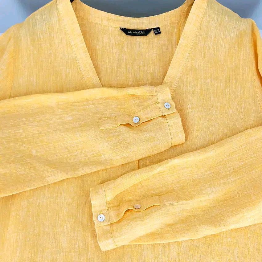 마시모두띠 여성 춘하 린넨블라우스 믹스오렌지88A (HU45783) 4