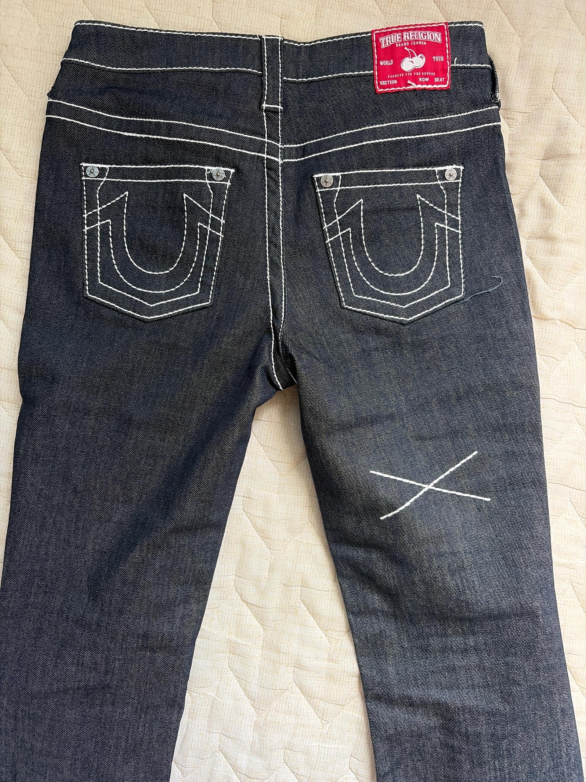 트루릴리전 빅스티치 다크데님 청바지(STITCH POINT BOOTS CUT DENIM) 8
