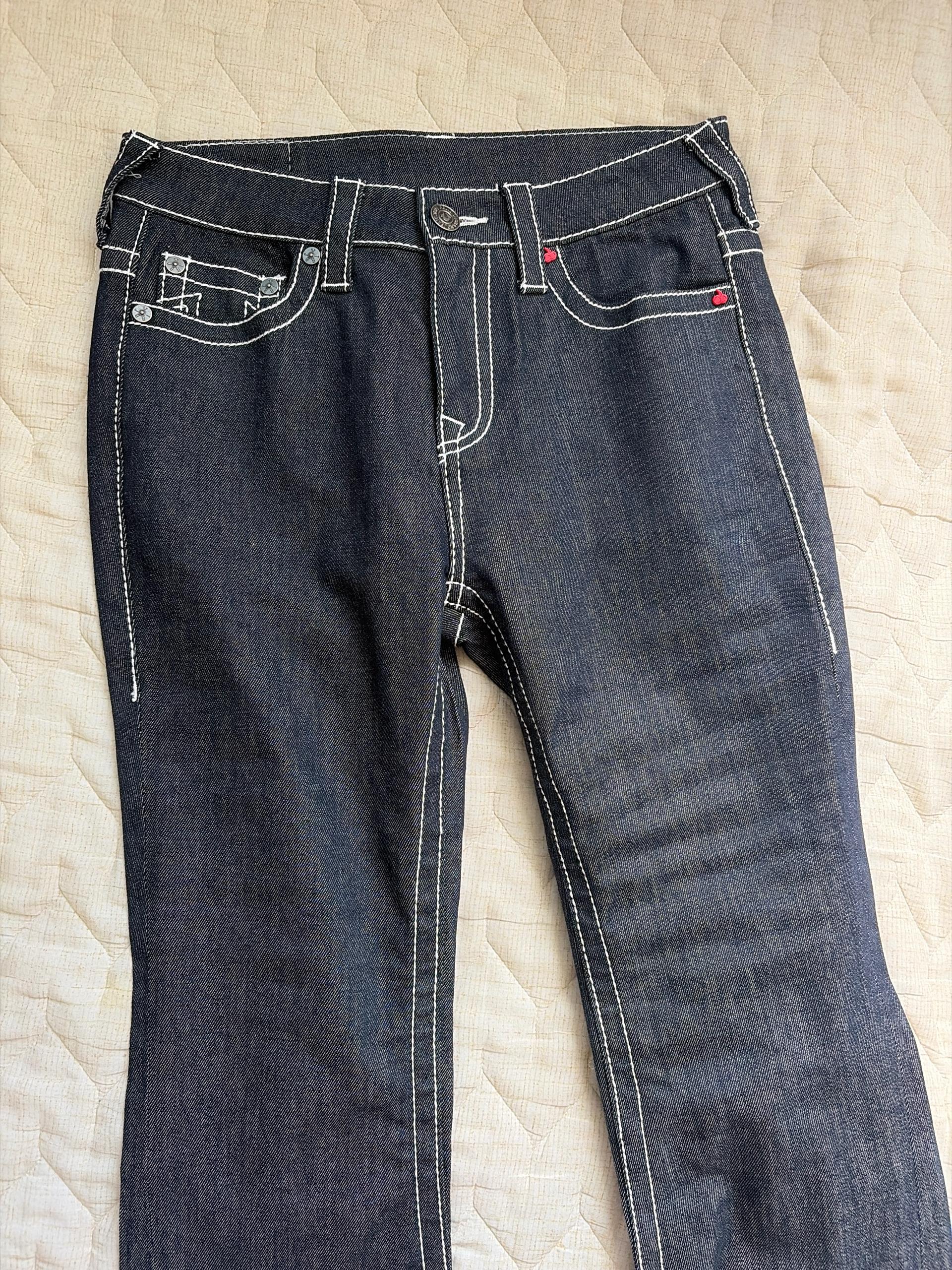 트루릴리전 빅스티치 다크데님 청바지(STITCH POINT BOOTS CUT DENIM) 7
