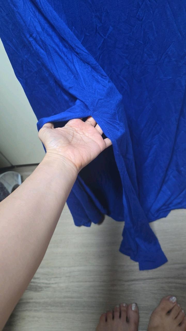 올리브스토리 블루 롱스커트 4