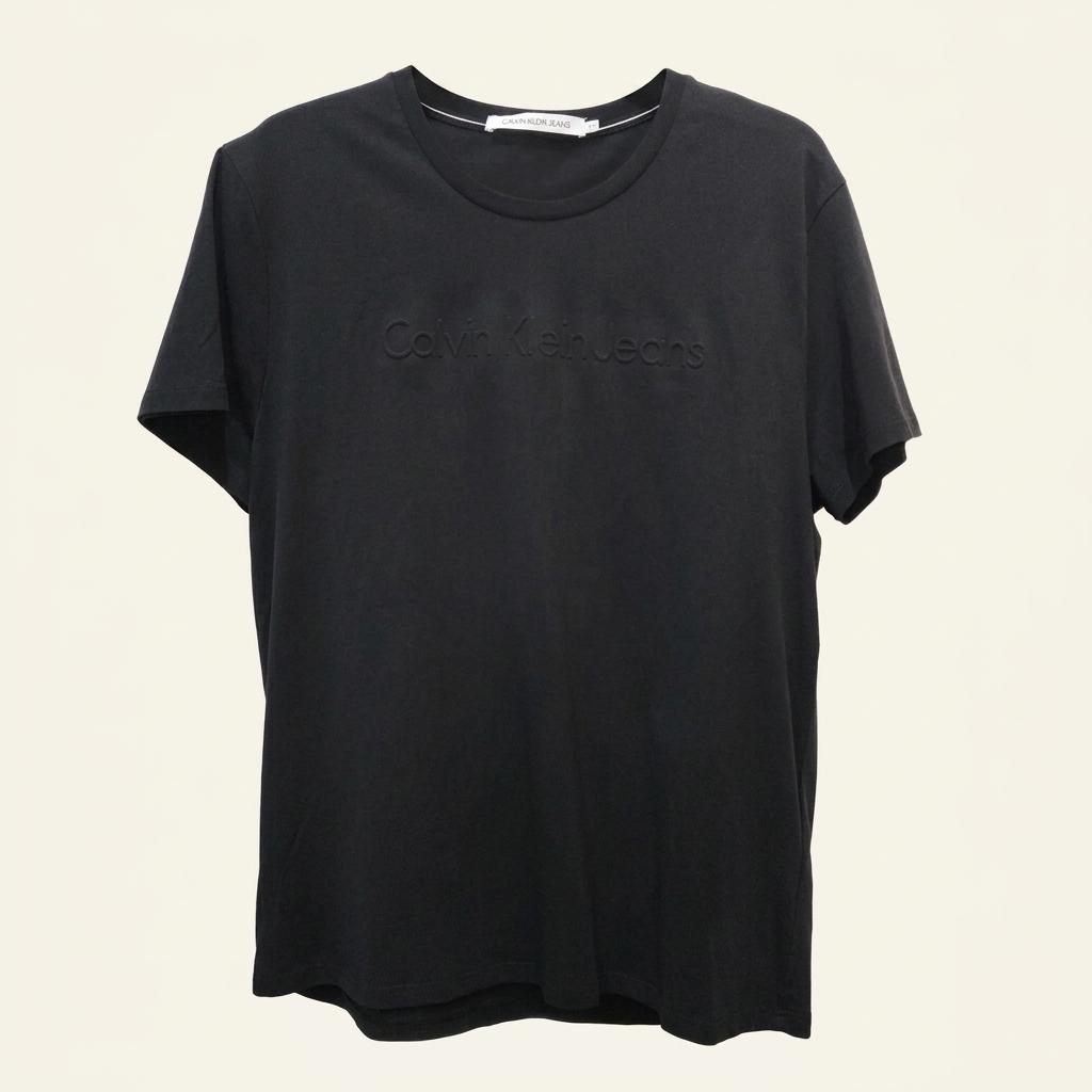 21s XL 캘빈클라인 진 엠보 로고 코튼 혼방 반팔 티셔츠 C629 1