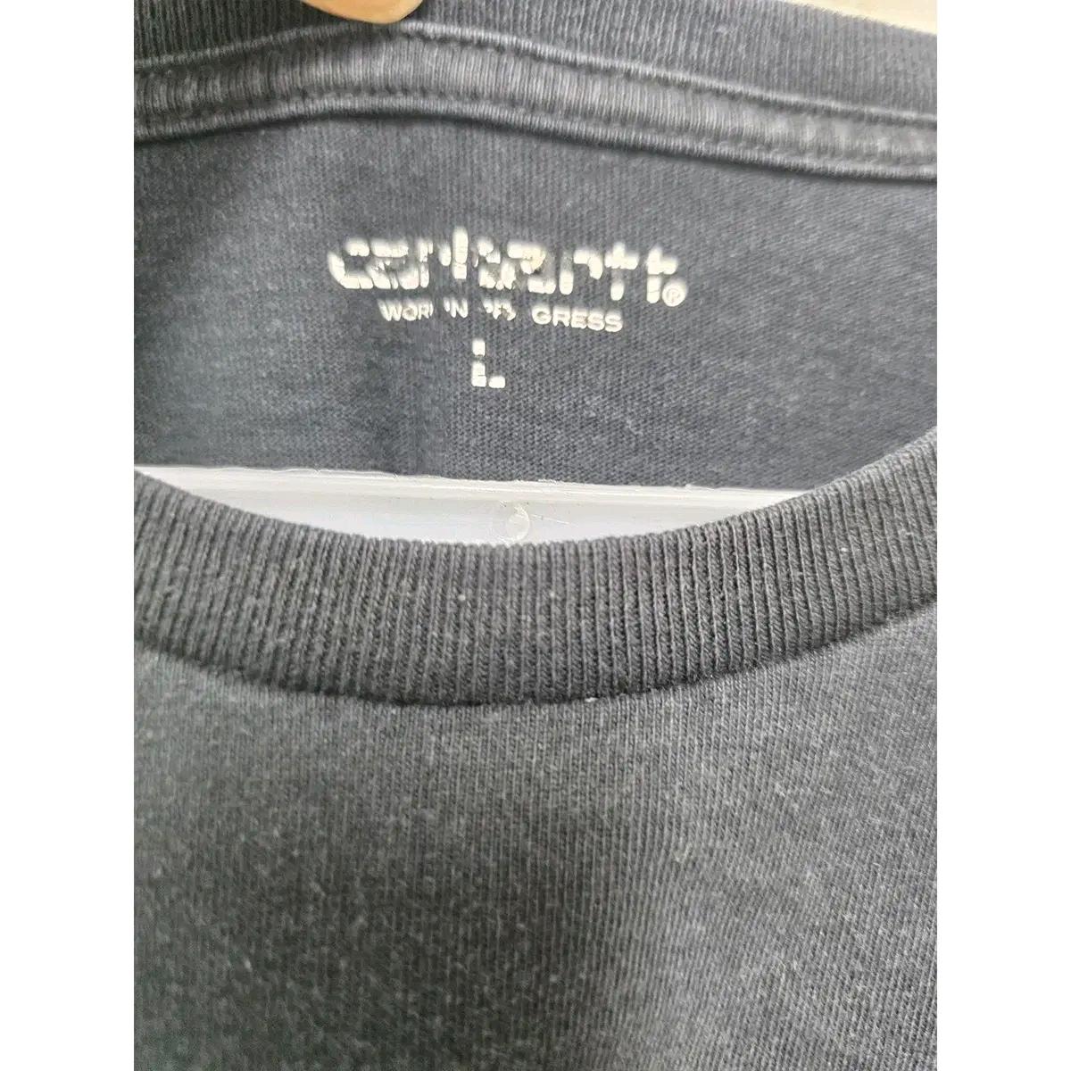 L 칼하트 블랙 반팔 티 E290 3