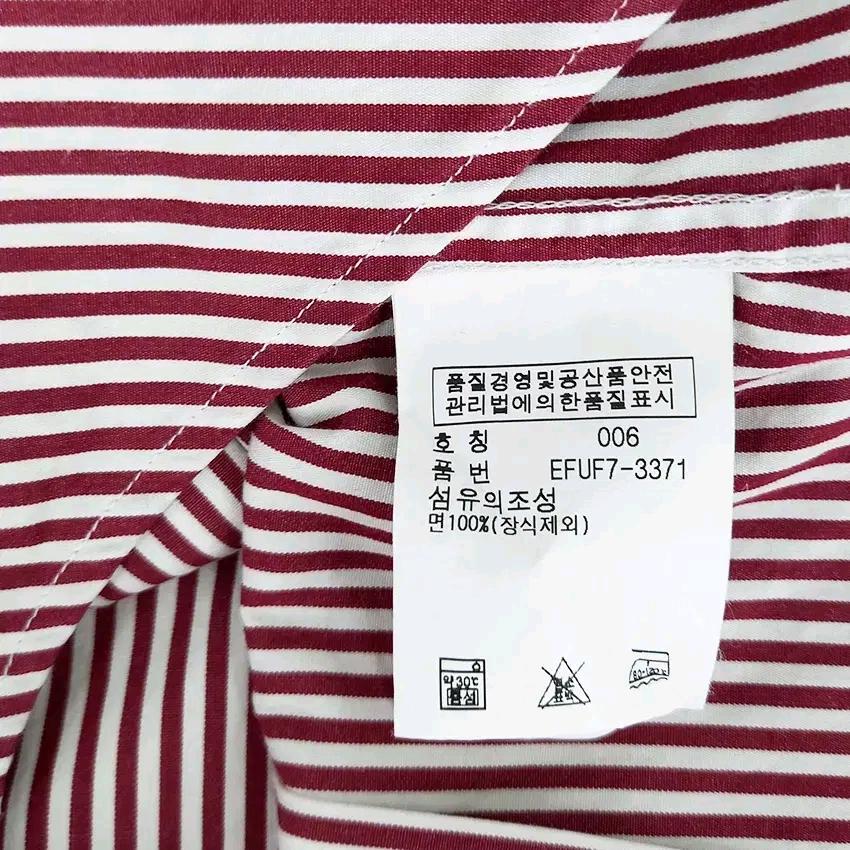 랄프로렌 여성 여름 스트라이프 반팔셔츠 와인 (HU45809) 6