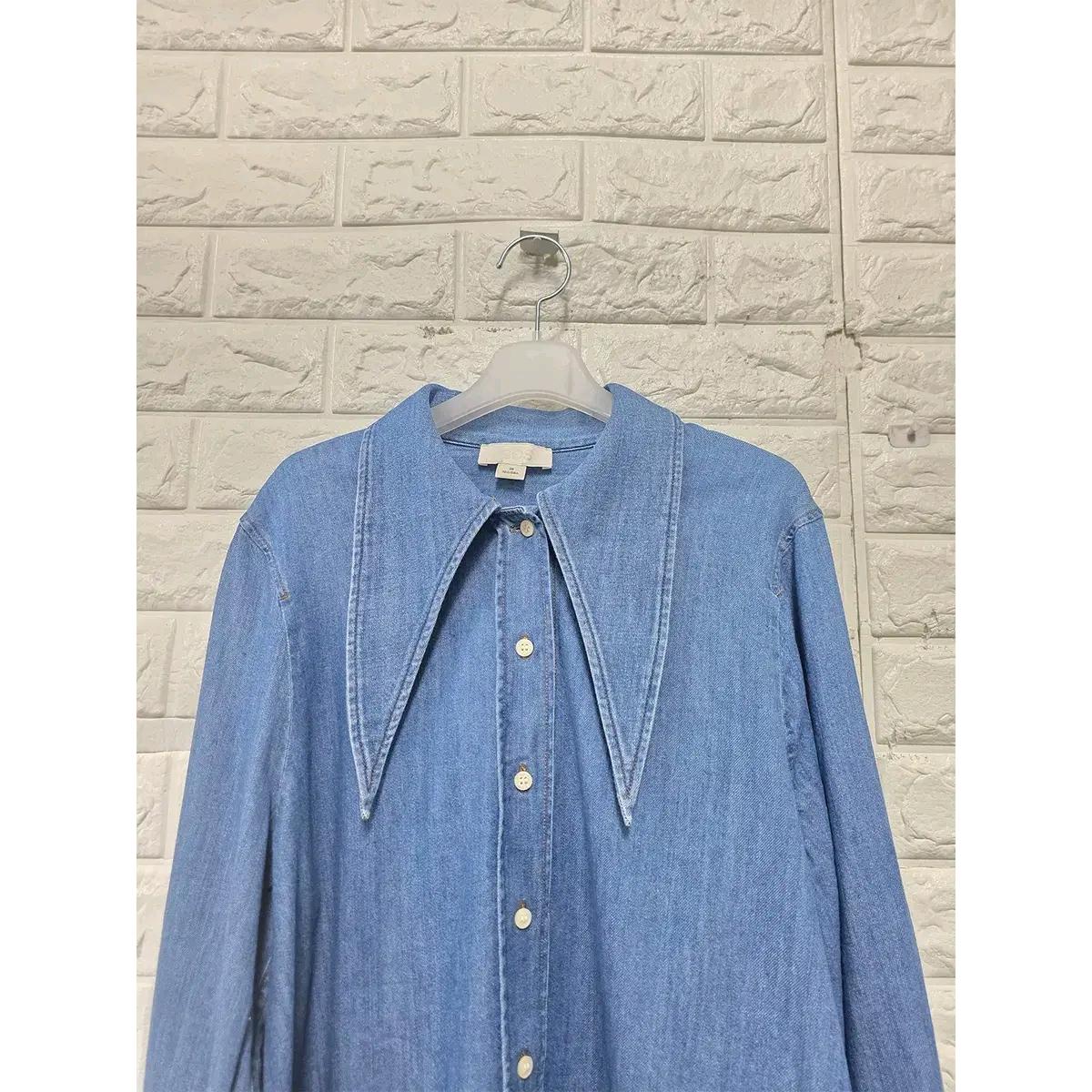 L 코스 COS 데님 블라우스 청남방 E295 6