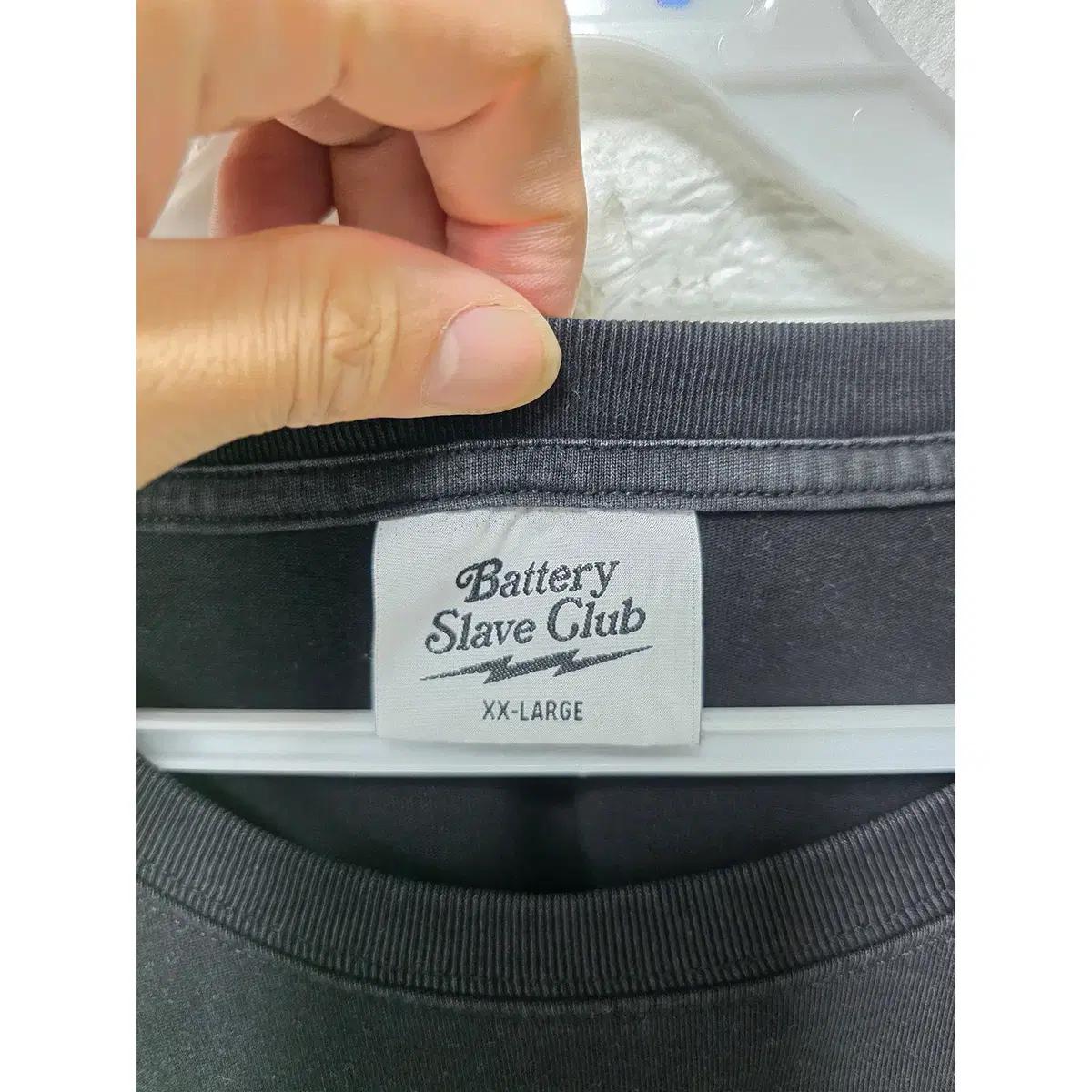 2XL 베터리슬레이브클럽 블랙 반팔 티 E308 3