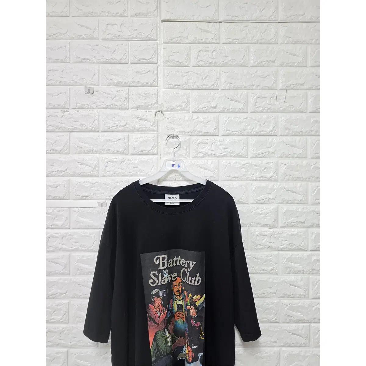 2XL 베터리슬레이브클럽 블랙 반팔 티 E308 6