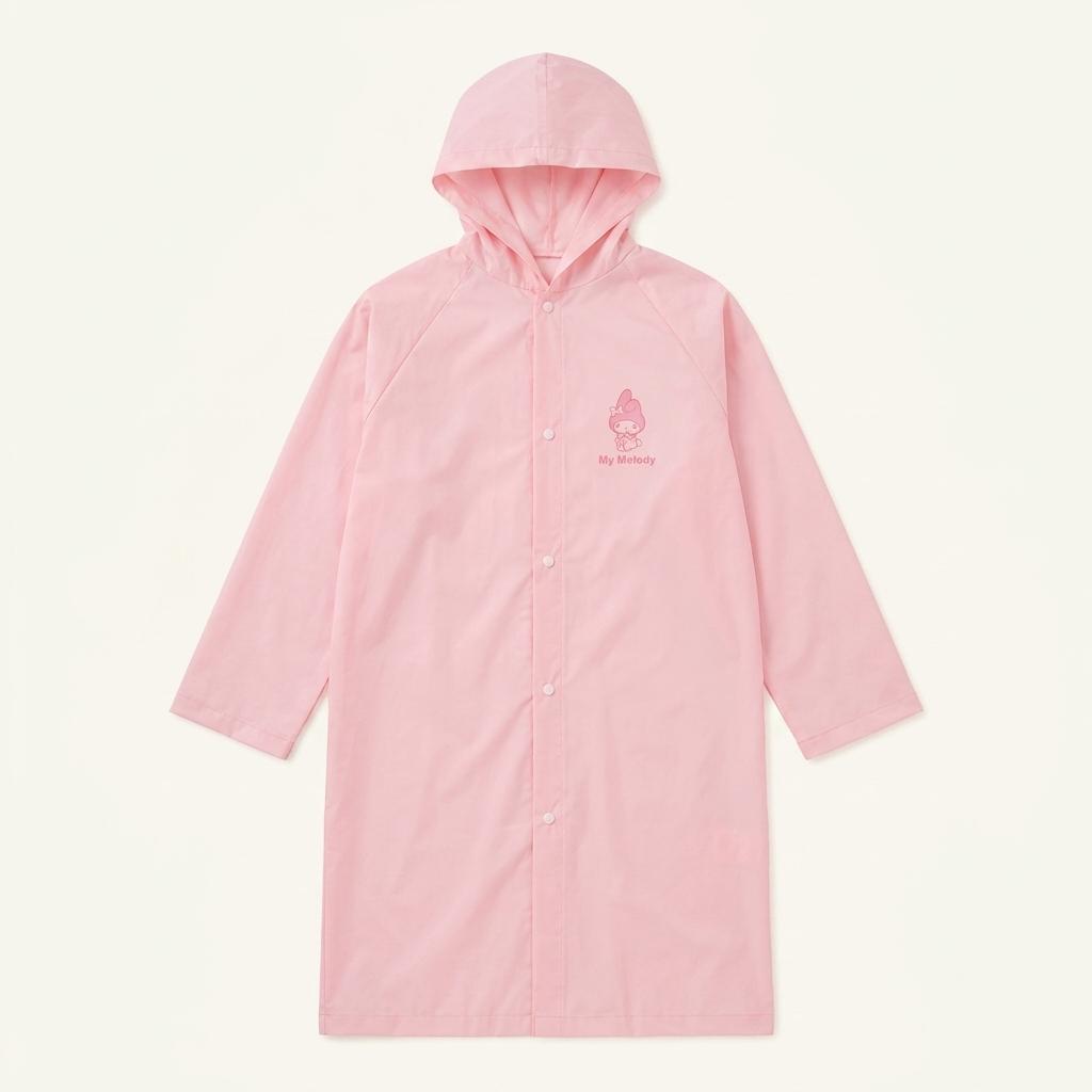 산리오 마이멜로디 캔디 칼라 우의 레인코트 PINK 1
