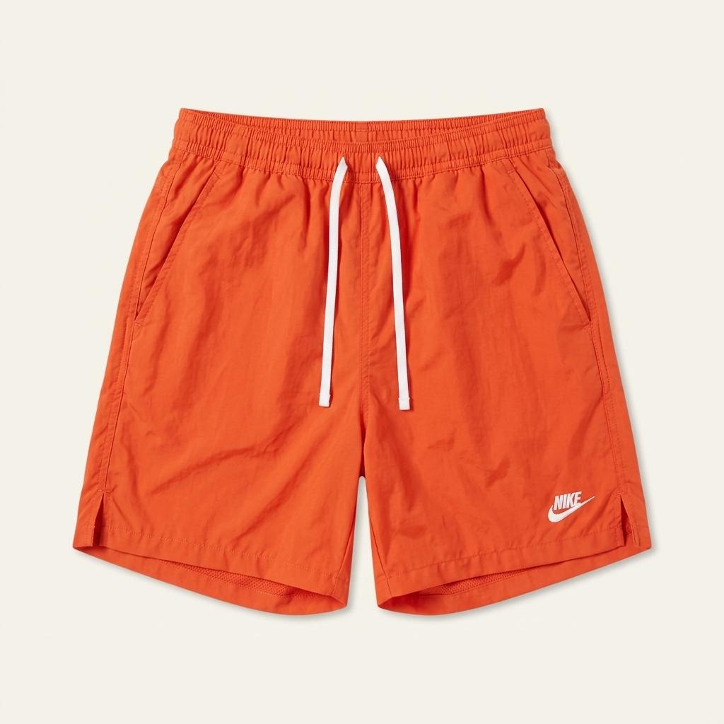 나이키 스포츠웨어 메쉬 라인 반바지 오렌지 1