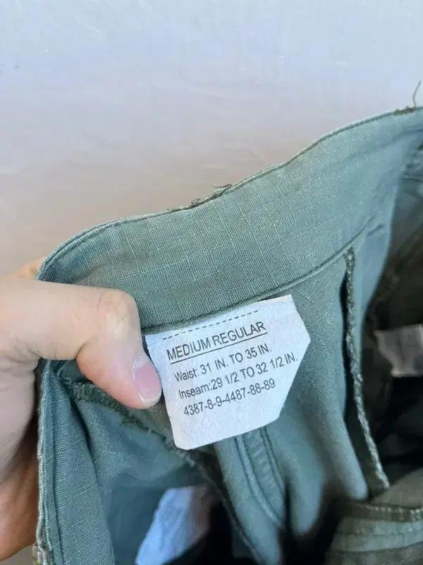빈티지 밀리터리 립스탑 카고팬츠 7