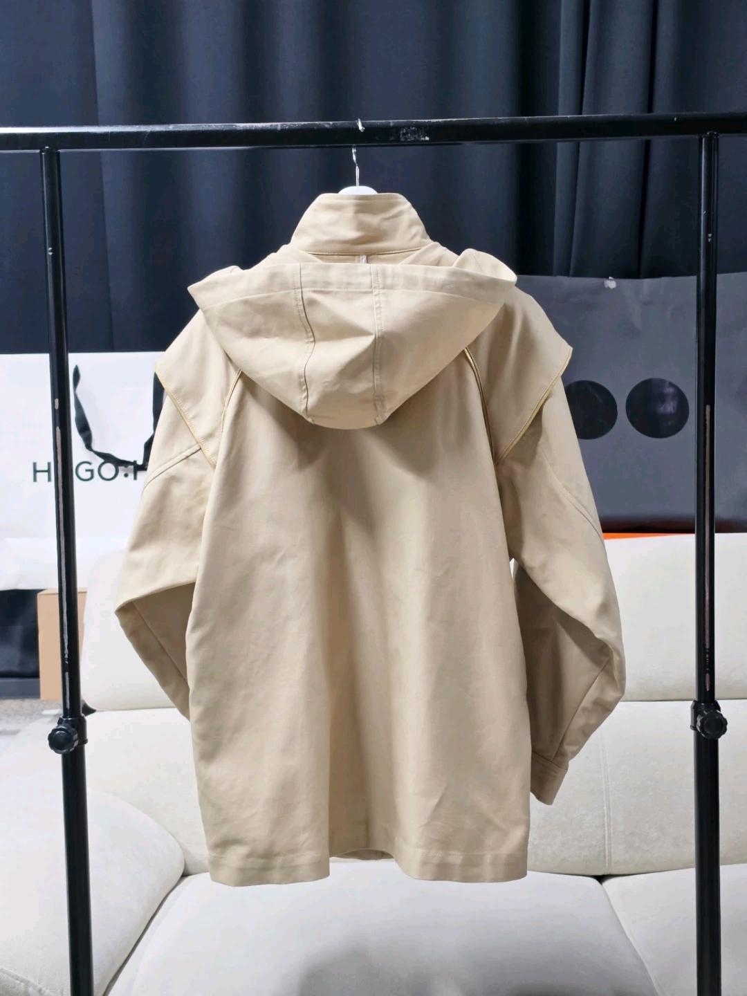신품급] 여성 산드로 후드 자켓 베이지 4