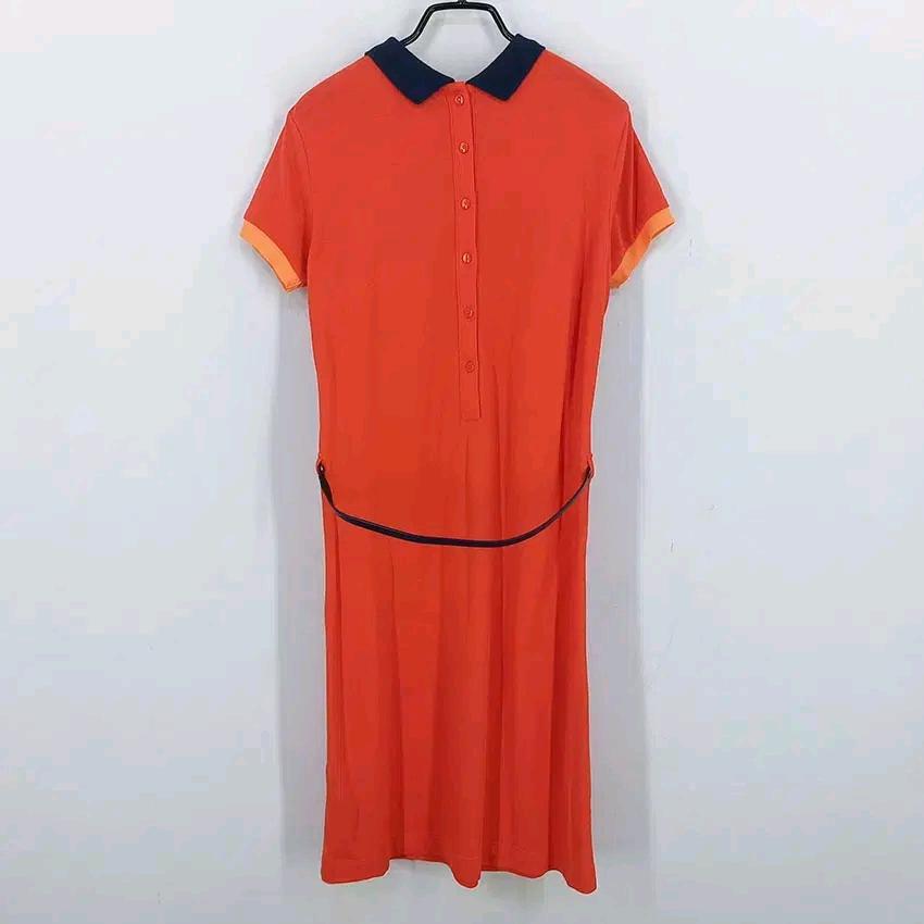 타미힐피거 여성 여름 홑겹 반팔원피스 다홍XS (HU45870) 3