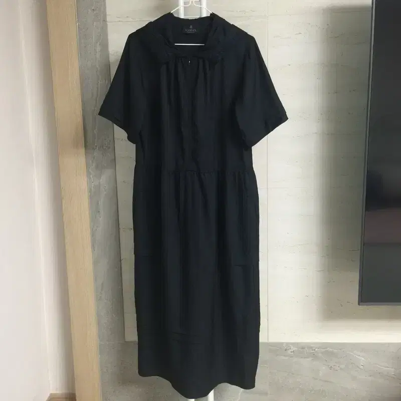 랑방 후드 포켓 롱 원피스 66 2