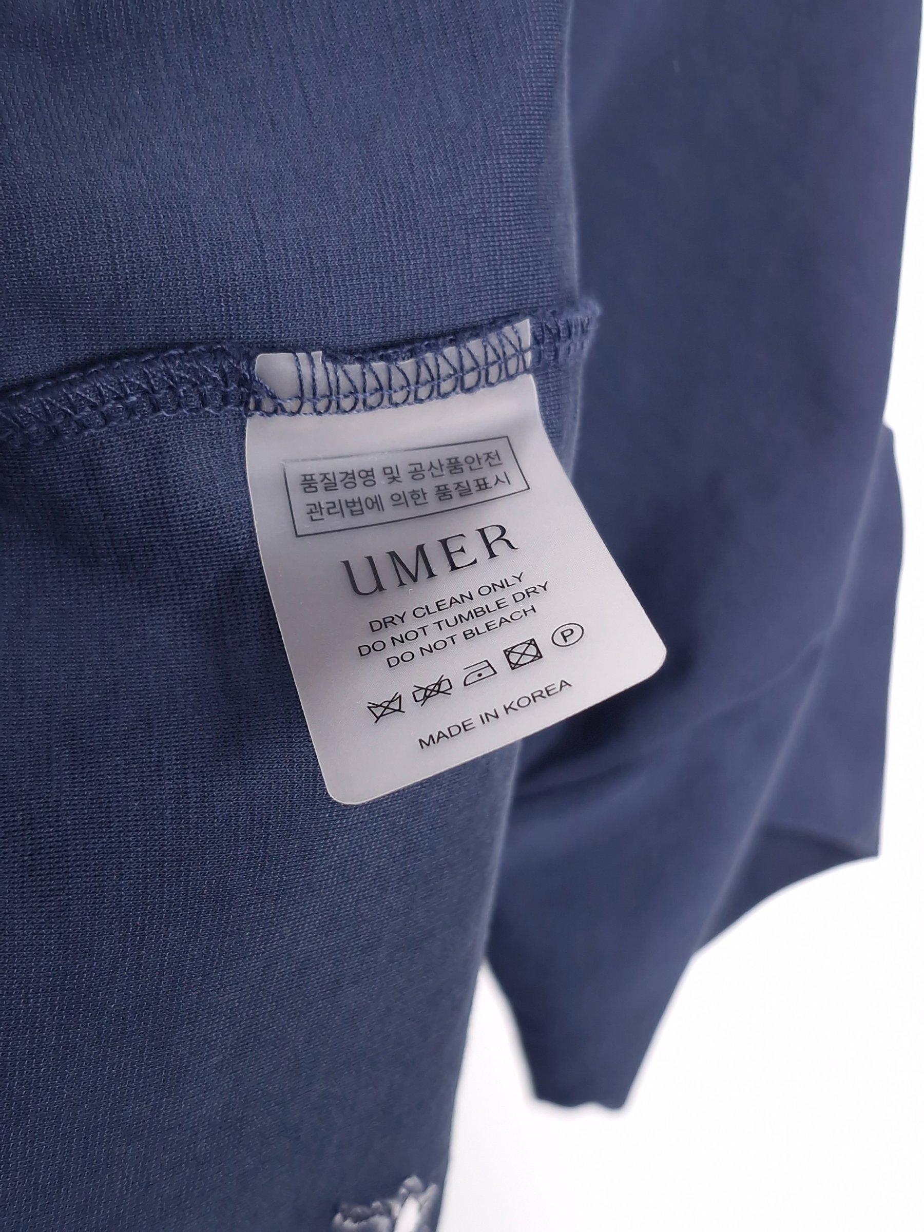유메르 UMER 네이비 반팔티셔츠 F [A599] 7