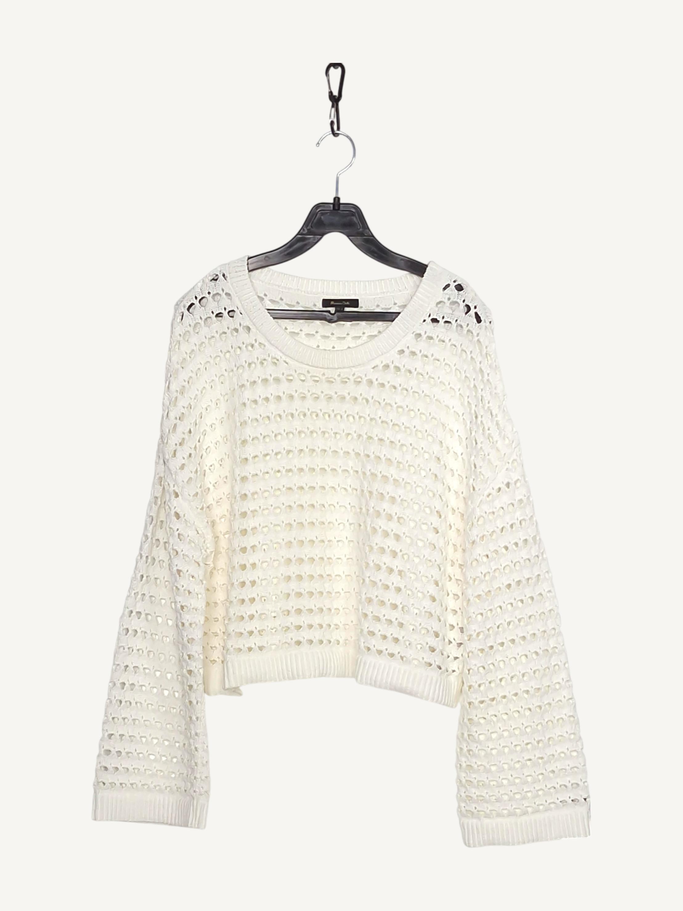 마시모두띠 Massimo Dutti 아이보리 펀칭 니트 S [A609] 2