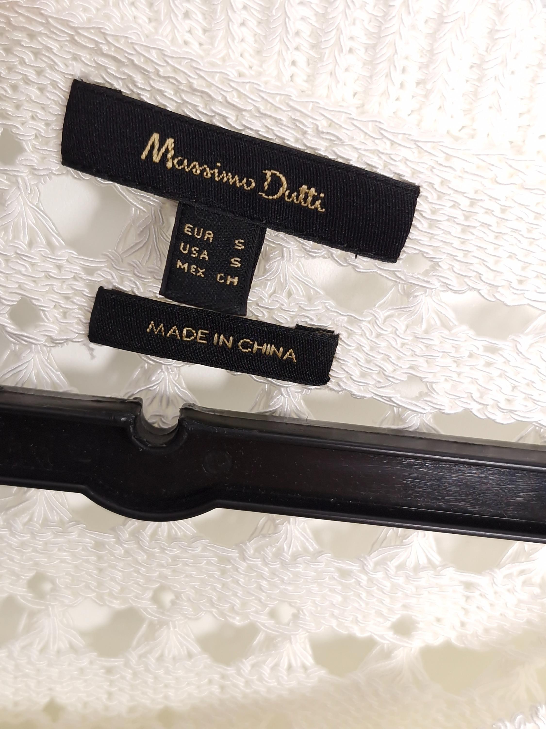 마시모두띠 Massimo Dutti 아이보리 펀칭 니트 S [A609] 3
