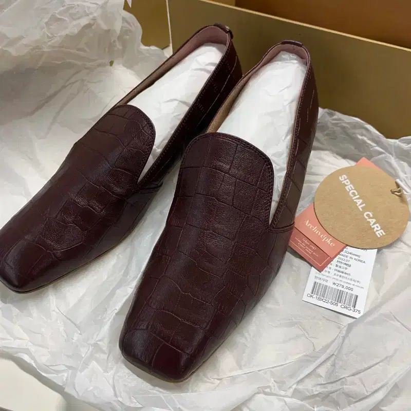 아카이브앱크 구두 스퀘어토 펌프스 375 4