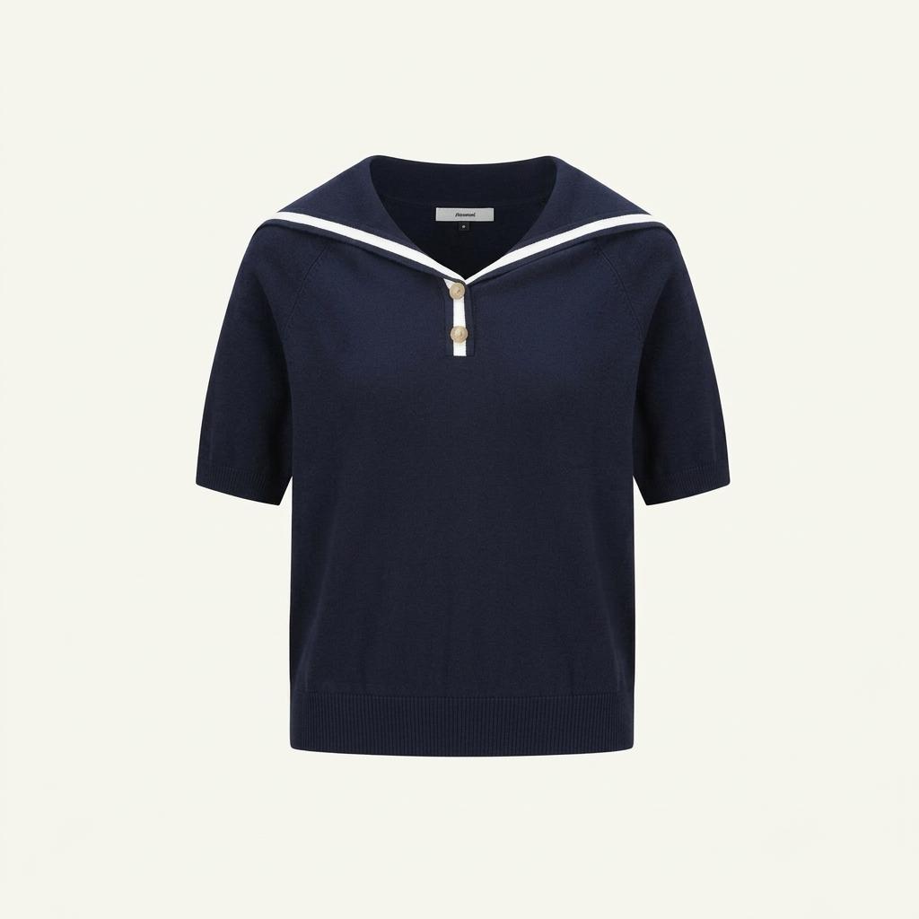 드파운드 sailor collar knit 네이비 1