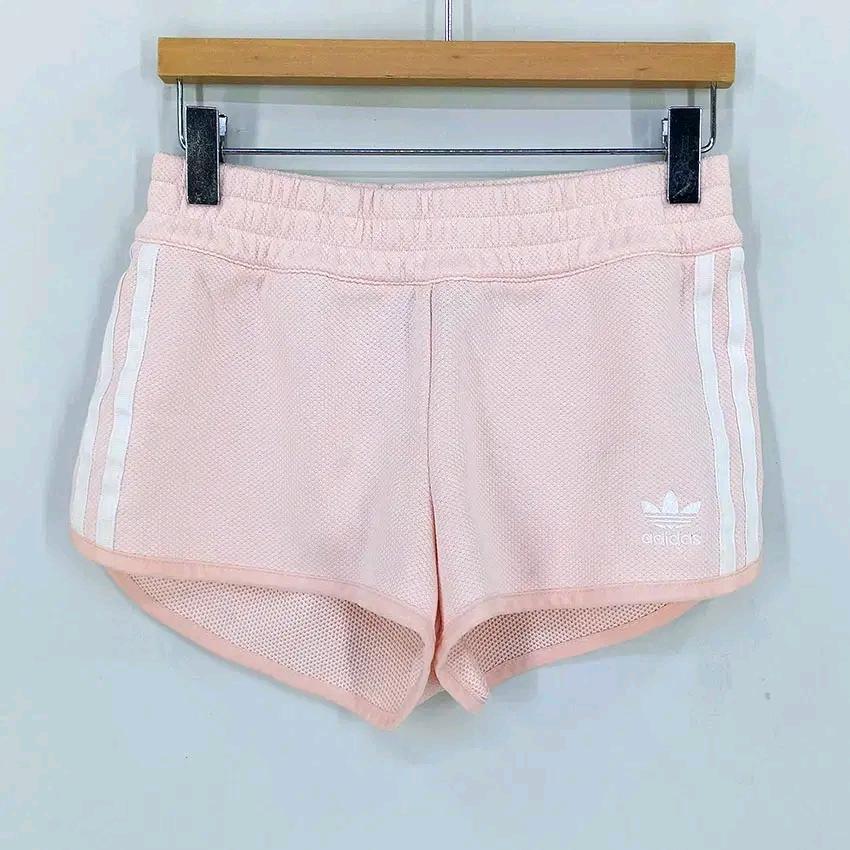 아디다스 여성 여름 홑겹 밴딩 숏팬츠 연핑크2XS (HU45886) 2