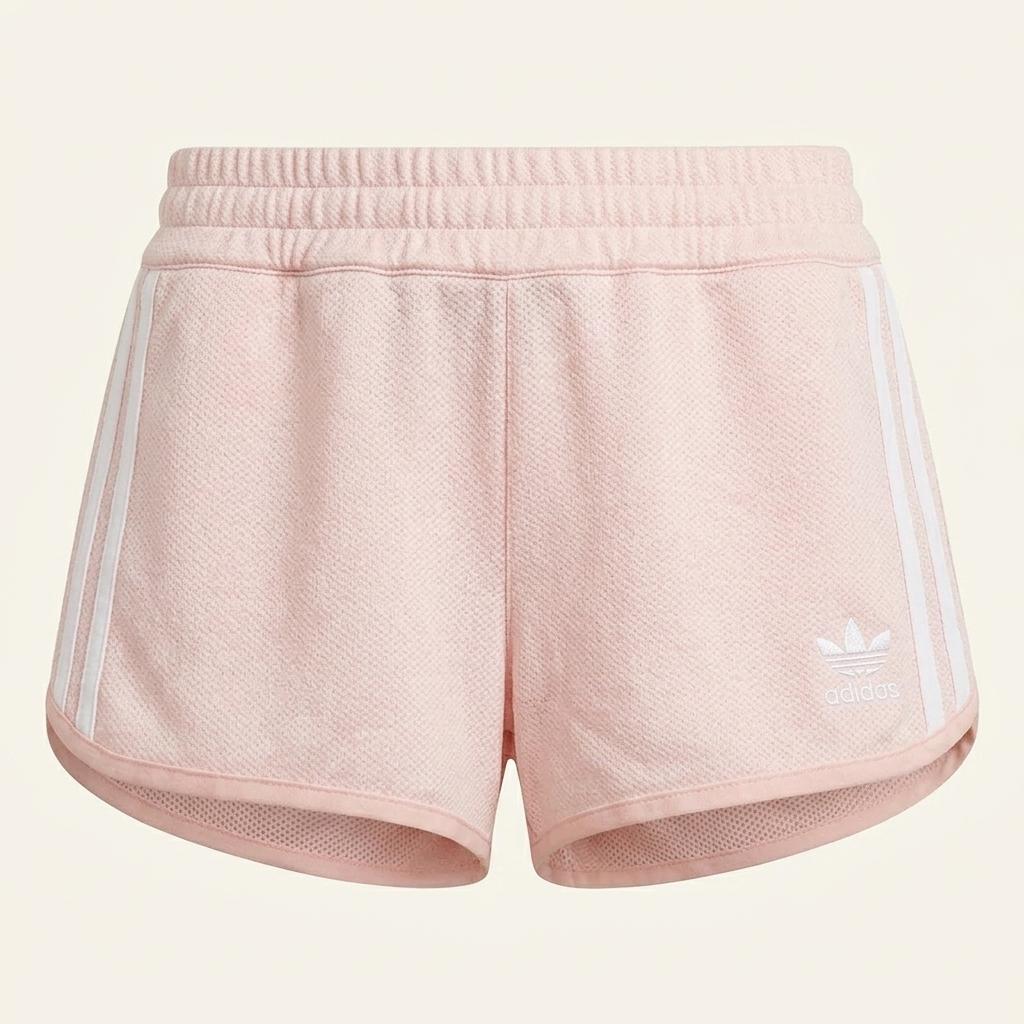 아디다스 여성 여름 홑겹 밴딩 숏팬츠 연핑크2XS (HU45886) 1