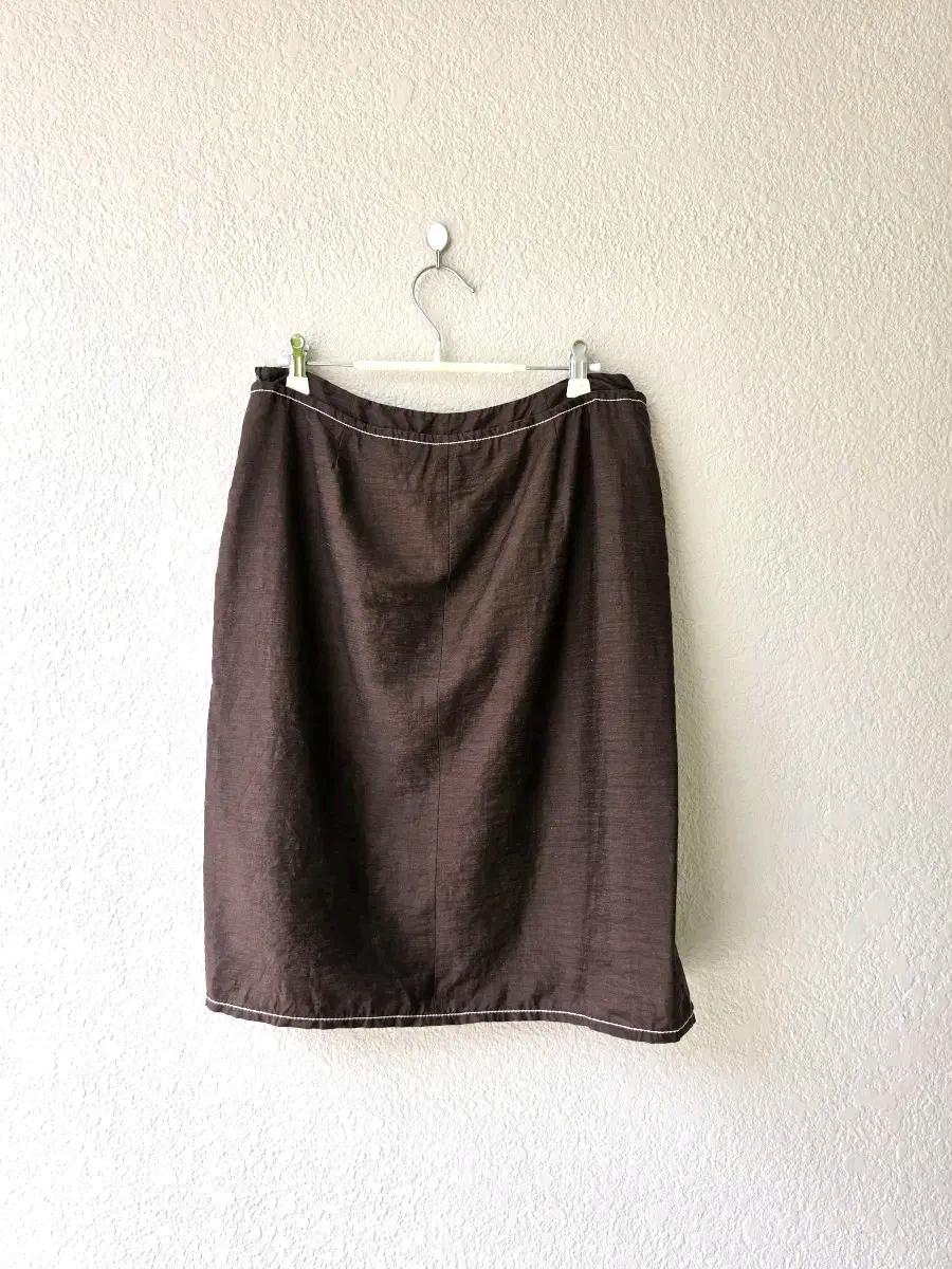 90s 발렌티노 리넨 랩스커트 (made in italy) 6