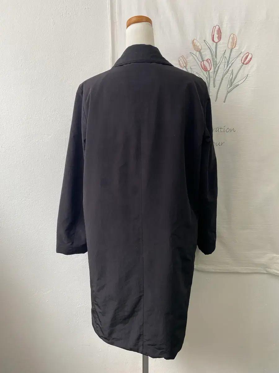 BCBG 미디 기장 여성용 심플 싱글 패딩 코트 7