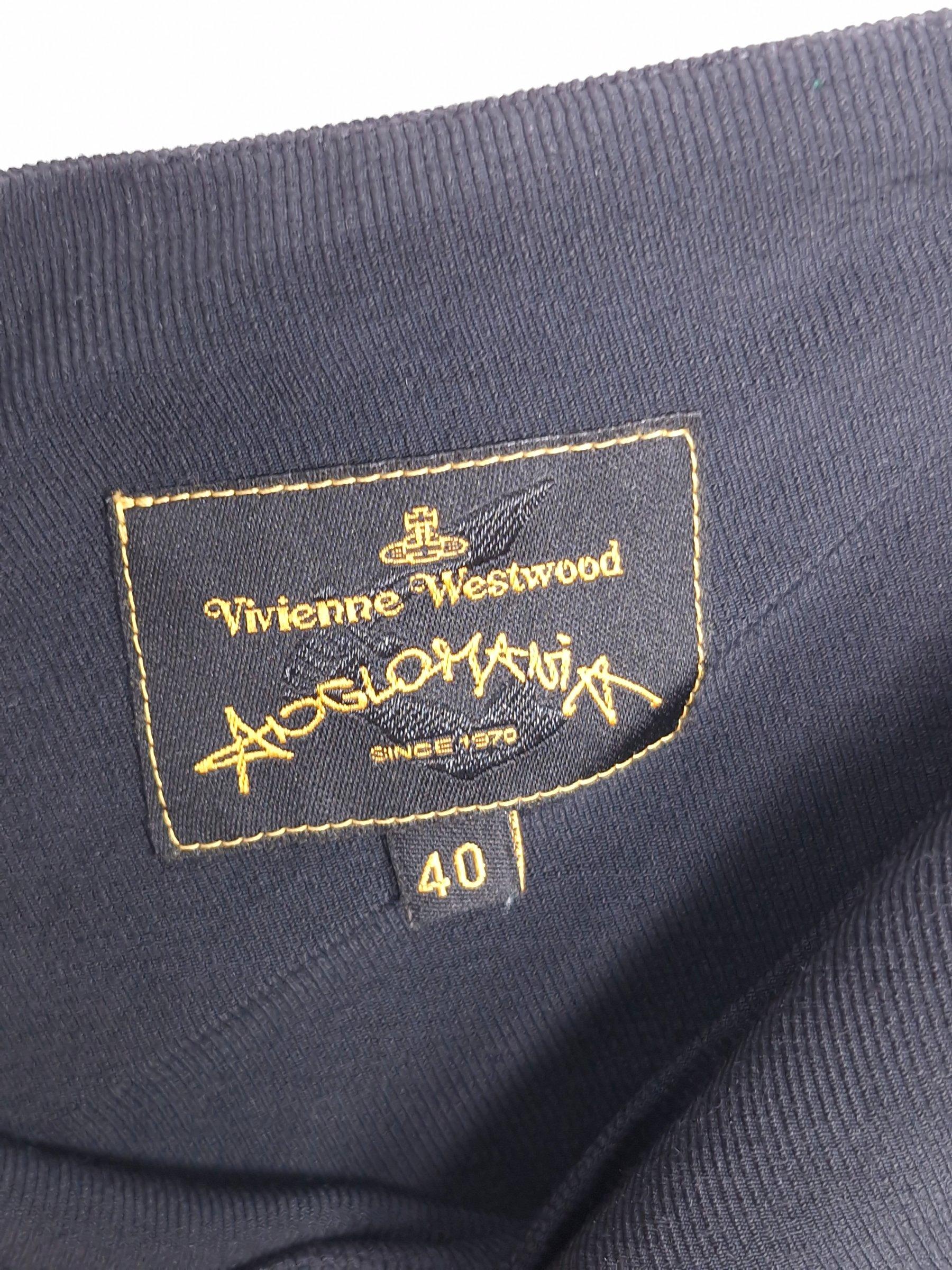 비비안웨스트우드 Vivienne Westwood 검정 미디 치마 40 [A627] 5