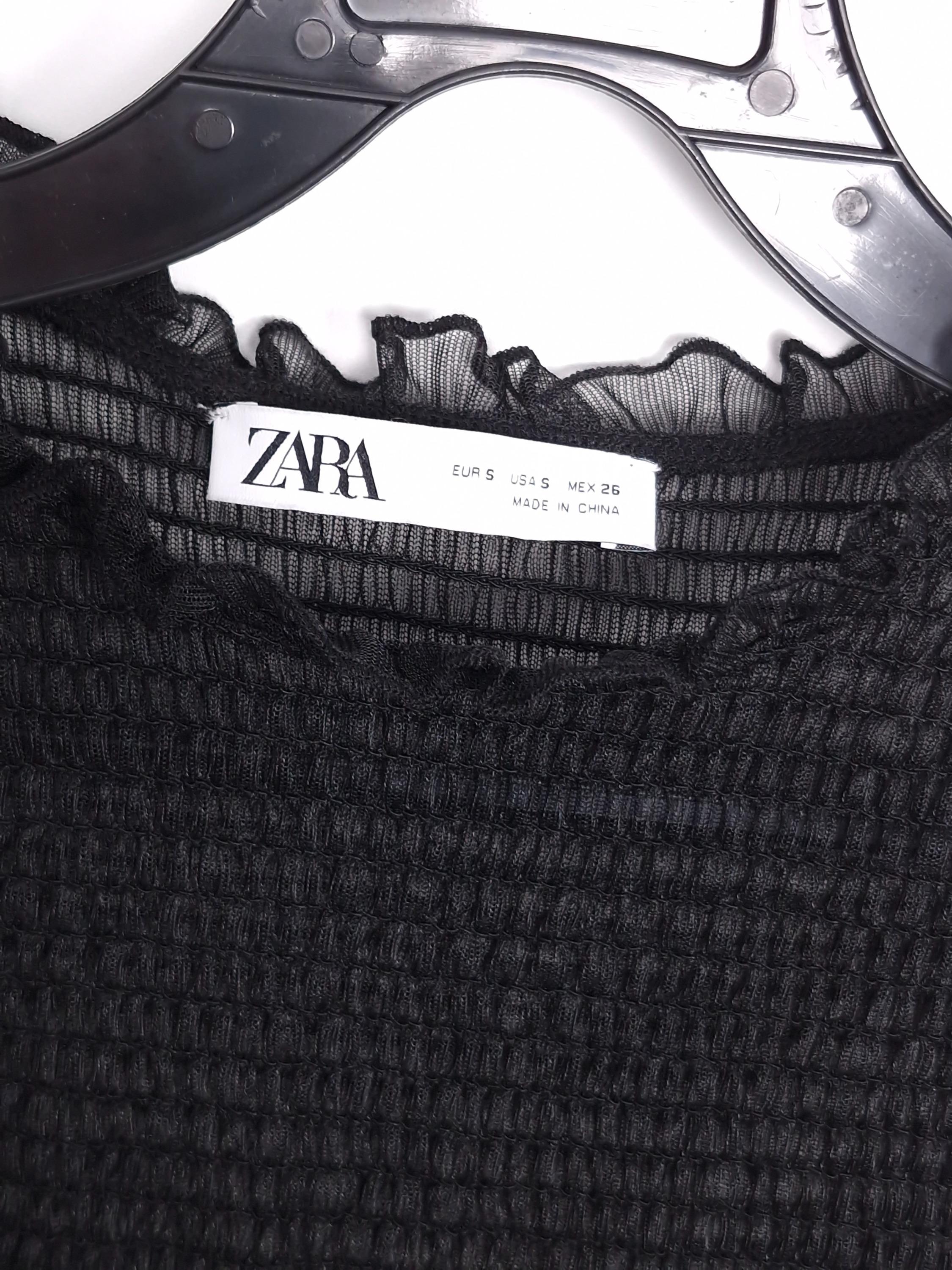 자라 ZARA 검정 민소매 티셔츠 S [A637] 3