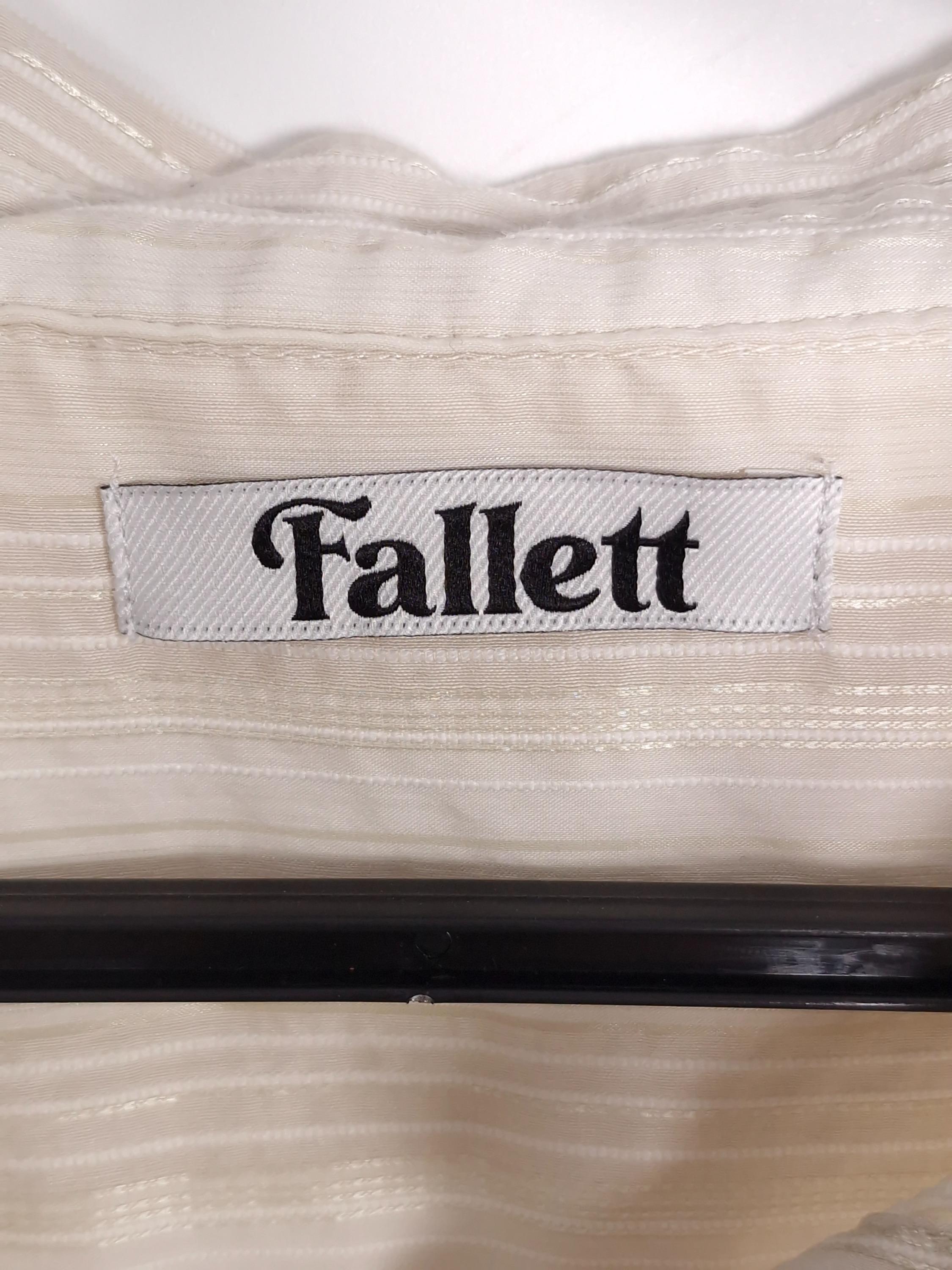 팔렛 Fallett 아이보리 스트라이프 셔츠 [A638] 4