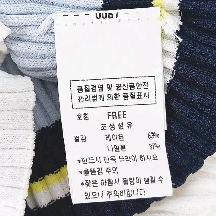 씨씨콜렉트 여성 여름 5부소매 슬림골지니트 스카이F (HU40030) 6