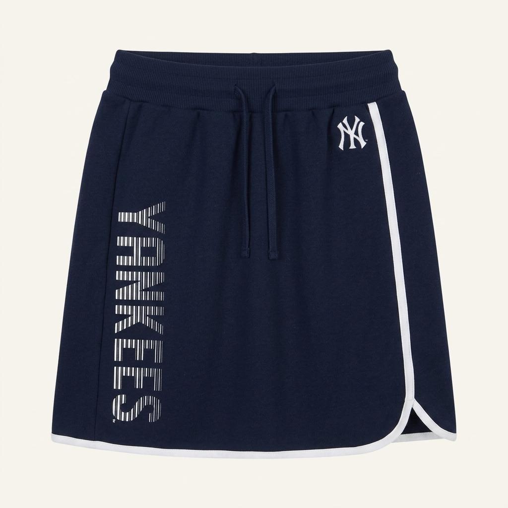 여0004548 MLB 뉴욕양키스 레터링 미니스커트 네이비
