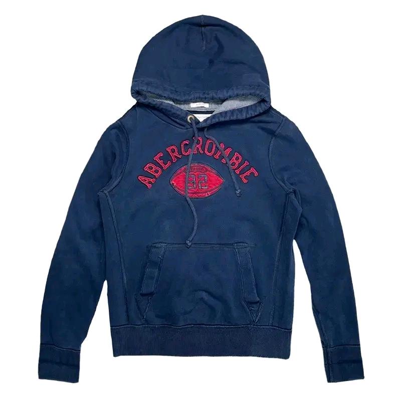 ABERCROMBIE & FITCH 후드티 네이비 L 2