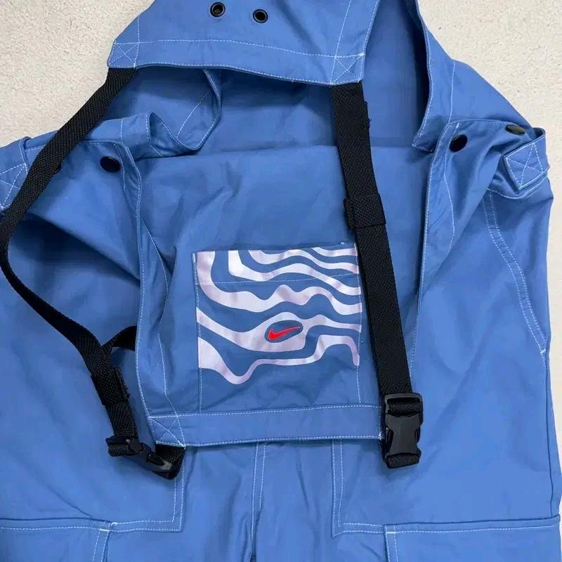 NIKE 센터 스우시 우븐 오버롤 멜빵 L 6