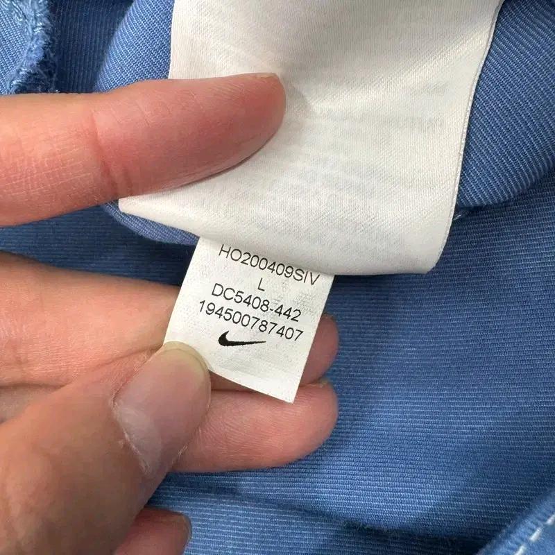 NIKE 센터 스우시 우븐 오버롤 멜빵 L 9
