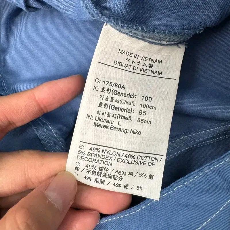 NIKE 센터 스우시 우븐 오버롤 멜빵 L 8